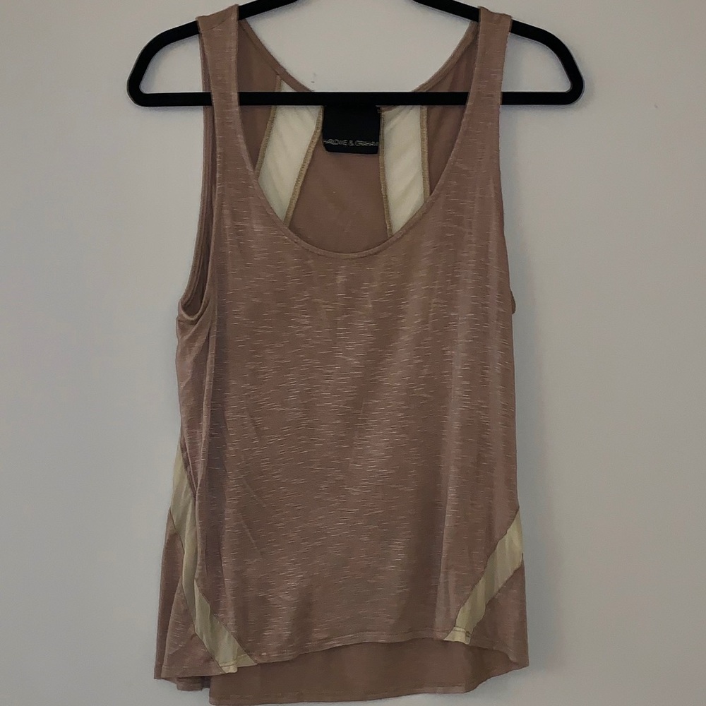 Harlowe & Graham Mesh Tank